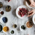 table setting, tea, tea party, tea tasting, table top down, tea, hands